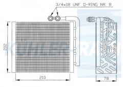 Verdampfer passend fr Peugeot