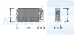 Verdampfer passend fr Mercedes-Benz