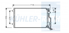 Kondensator passend fr Fiat/Lancia