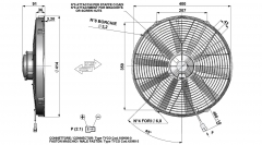 Ventilator passend fr Comex