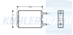 Heizkhler passend fr Volvo