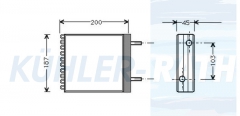 Heizkhler passend fr Volvo