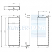 Wasserkhler passend fr Komatsu