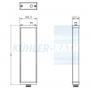 Wasserkhler passend fr Komatsu