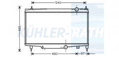 Wasserkhler passend fr Peugeot/Citron