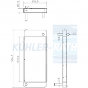 Wasserkhler passend fr Perkins