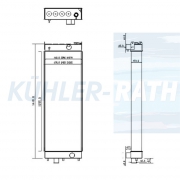 Wasserkhler passend fr Komatsu