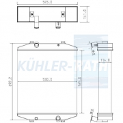 Wasserkhler passend fr Deutz