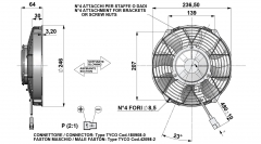 Ventilator passend fr Comex