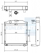 Wasserkhler passend fr Iseki
