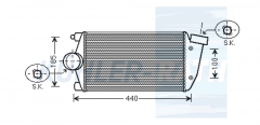 Ladeluftkhler passend fr Porsche