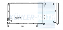 Wasserkhler passend fr Fiat/Lancia