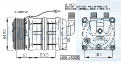 Kompressor passend fr Valeo