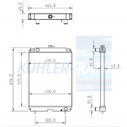 Wasserk�hler passend f�r Kobelco