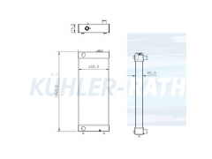 Wasserkhler passend fr Case/Sumitomo