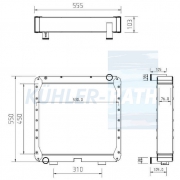 Wasserk�hler passend f�r Case IH/Steyr
