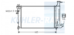 Wasserkhler passend fr Peugeot/Citron