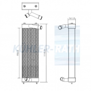 Ladeluftk�hler passend f�r Komatsu