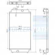 Wasserkhler passend fr Perkins