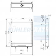 Wasserkhler passend fr Benford/Terex