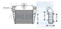 Ladeluftkhler passend fr VW