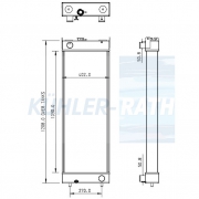 Wasserk�hler passend f�r Komatsu