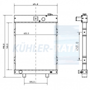 Wasserkhler passend fr Himoinsa/Iveco