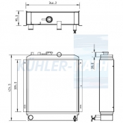 Wasserk�hler passend f�r John Deere