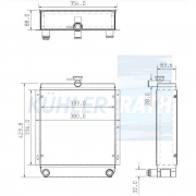 Wasserkhler passend fr John Deere