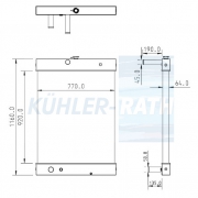Wasserkhler passend fr Develon/Doosan