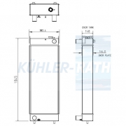 Wasserkhler passend fr Develon/Doosan