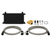 Mishimoto passend fr MMOC-ULTBK Universal Thermostatic 19 Row Oil Cooler Kit, Black