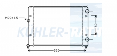 Wasserkhler passend fr VW