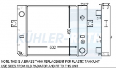Wasserkhler passend fr Toyota/TCM