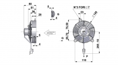 Ventilator passend fr Comex