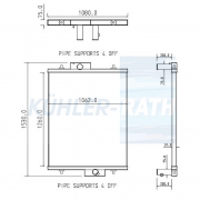 Wasserkhler passend fr Caterpillar