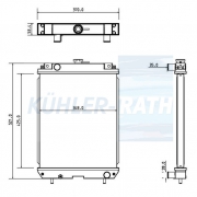Wasserk�hler passend f�r Kobelco