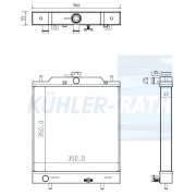 Wasserk�hler passend f�r Kubota