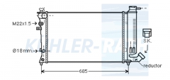 Wasserkhler passend fr Peugeot/Citron